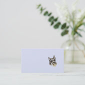 ミニチュア・シュナウツァーの名刺 名刺 (スタンド正面)