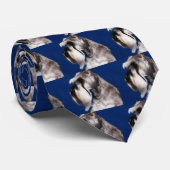 ミニチュア・シュナウツァーの頭部の勉強 ネクタイ (ロール)