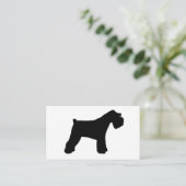 ミニチュア_シュナウツァーサイロ 名刺 (スタンド正面)