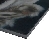 ミニチュア・シュナウツァー-ガラスまな板 カッティングボード (角)