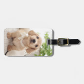 ミニチュア·ダクシュント ラゲッジタグ (正面横)