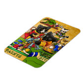 ミニチュア・ナイト・キャット絵を描・モデルの猫マグネット マグネット (左側)