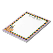 ミニチュア・ハロウィーンプードル ノートパッド (回転)