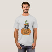 ミニチュア・ハロウィーンプードル Tシャツ (正面フル)