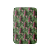 ミニチュア・パインコーン・自然・パターン バスマット (正面縦)