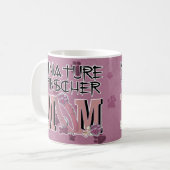 ミニチュア・ピンシャーのお母さん コーヒーマグカップ (正面左)