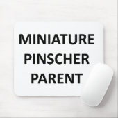 ミニチュア・ピンシャー親pic無し マウスパッド (マウス)