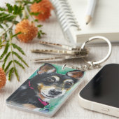 ミニチュア・ピンシャー キーホルダー (正面右)