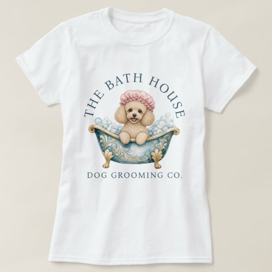 ミニチュア・プードルのトリマーTシャツ Tシャツ (デザイン正面)
