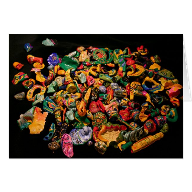 ミニチュア・マイクロ彫刻カード (正面横)