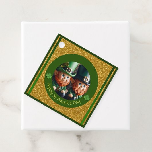 ミニチュアLeprechaun St Patrick's Day 感謝してい FT フェイバータグ (インサイチュ)