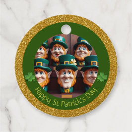 ミニチュアLeprechaun St Patrick's Day 感謝してい RFT12 フェイバータグ