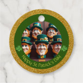 ミニチュアLeprechaun St Patrick's Day 感謝してい RFT12 フェイバータグ (正面)