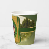 ミニチュアLeprechaun St Patrick's Day PPC 紙コップ (裏面)