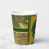 ミニチュアLeprechaun St Patrick's Day PPC 紙コップ (正面)