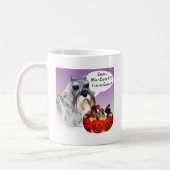 ミニチュアSchnauzerハロウィンキャンディ コーヒーマグカップ (左)