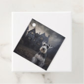 ミニチュアSchnauzerハロウィーン怖い フェイバータグ (インサイチュ)