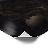 ミニチュアSchnauzerハロウィーン怖い ポスター (コーナー)