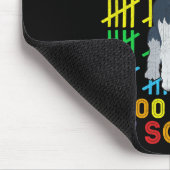 ミニチュアSchnauzer犬の学生ハッピー100日 マウスパッド (コーナー)