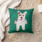 ミニチュアSchnauzer Dog Water Color 絵画 Art's クッション (ブランケット)