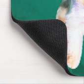 ミニチュアSchnauzer Dog Water Color 絵画 Art's マウスパッド (コーナー)