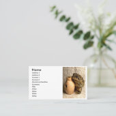 ミニチュアuduの写真を握っているヒキガエルのカエル 名刺 (スタンド正面)