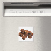 ミニチョコレートとピーナッツのお菓子 マグネット (インサイチュ (食洗機))