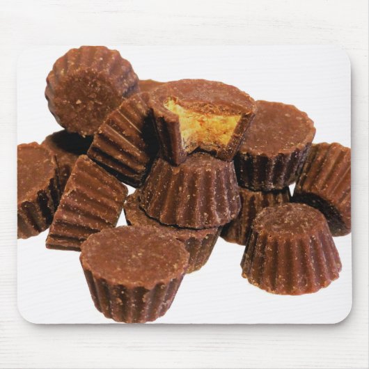 ミニチョコレートとピーナッツトリート マウスパッド (正面)