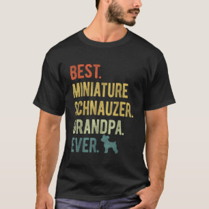 ミニチ最高のュチュアシュナウザーグランドパエバードッグラバーファ Tシャツ