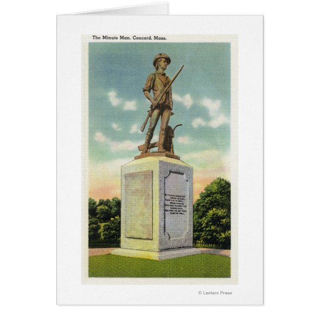 ミニッツマン像の眺め (正面)