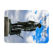 ミニッツマン像、ミニッツマン国立ホイスト。パーク マグネット (横)