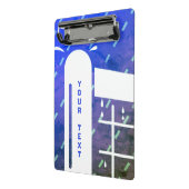 ミニテニスクリップボードと雨のネットポールデザイン ミニクリップボード (アングル2)