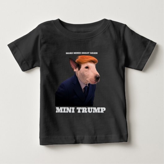 ミニトランプ ベビーTシャツ (正面)