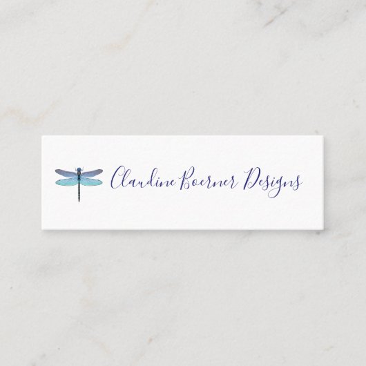 ミニトンボ名刺 スキニー名刺 (正面)