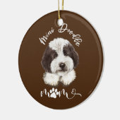 ミニドードルママ母の日ゴールデンドードルママ セラミックオーナメント (左)
