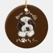 ミニドードルママ母の日ゴールデンドードルママ セラミックオーナメント (裏面)