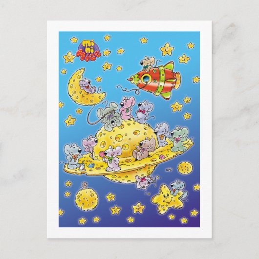 ミニネズミ失ったの宇宙 ポストカード (正面)