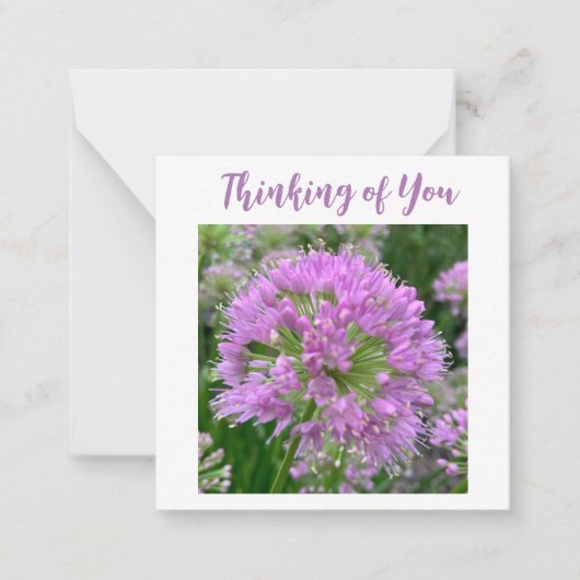 ミニノート考える「あなたの」 ノートカード (正面)