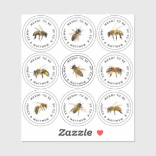 ミニハニージャガービーラベル結婚ズ シール