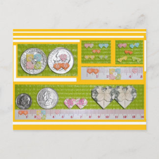 ミニハートとツインハート ポストカード