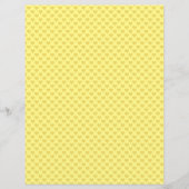 ミニハートイエローグレースクラップブック紙 (正面)
