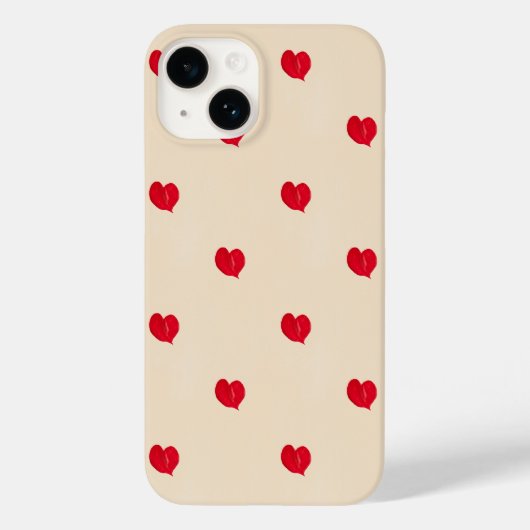 ミニハートデザイン Case-Mate iPhoneケース (裏面)