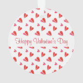 ミニハートバレンタインアクリルサークルオーナメント オーナメント (裏面)