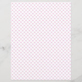 ミニハートピンクスクラップブック紙 (裏面)