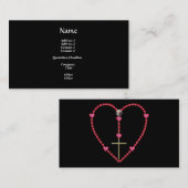 ミニハートロザリオ 名刺 (正面/裏面)