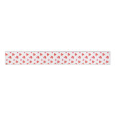 ミニハート 幅3" グログランリボン (正面)