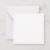 ミニハート 2.5x2.5 ブランク フラット カード (裏面)