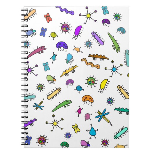 ミニバグとミニビースト ノートブック (正面)
