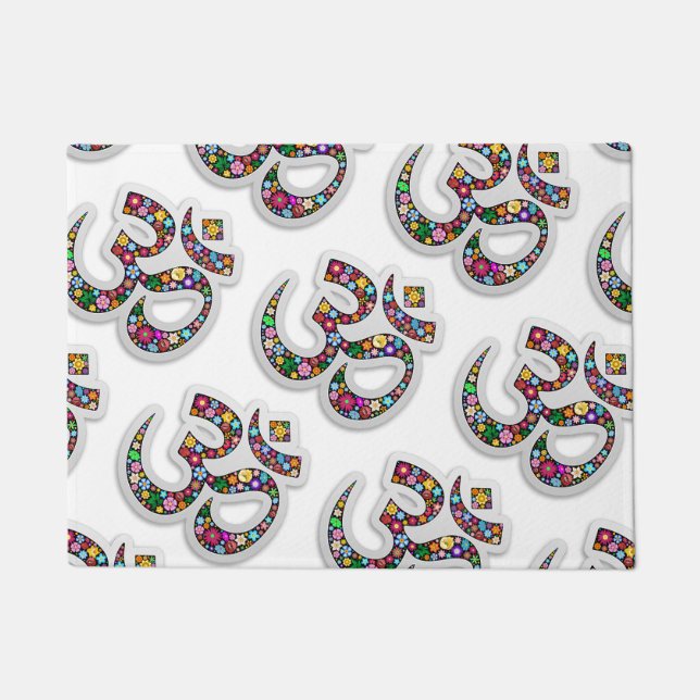 ミニバスケットボールフープ ドアマット (正面)