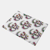 ミニバスケットボールフープ ドアマット (アングル)